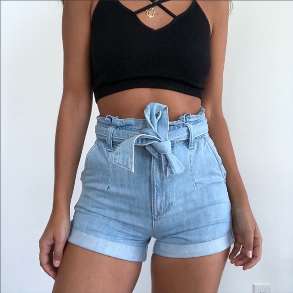 Express Pants - Express shortie extreme high rise shorts